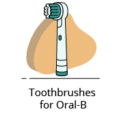 Toothbrush heads for Oral b